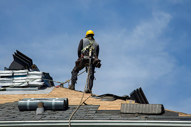 Professional Roofing technician working in West Farmington, OH